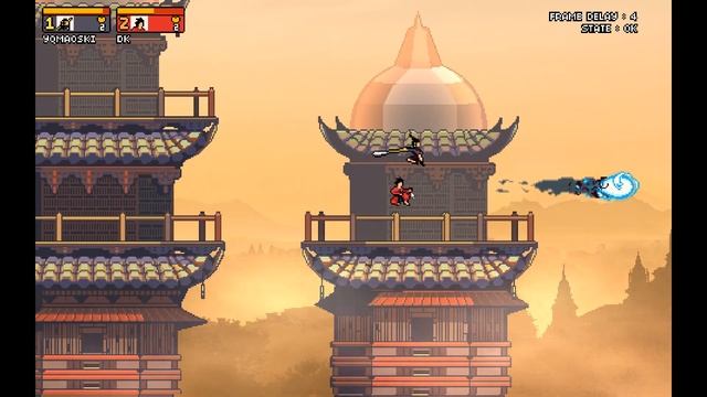 First look at "Roof Rage" (Retro Platform Fighting Game) смотреть онлайн