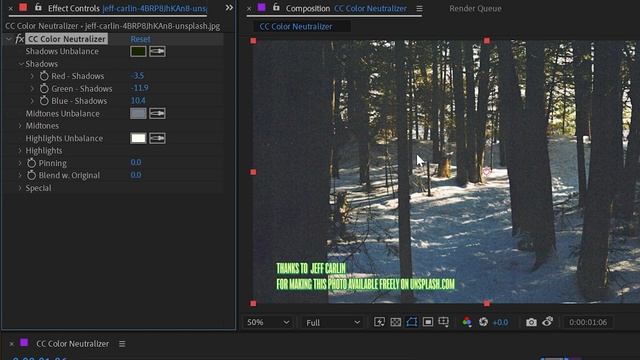 CC Color Neutralizer | Effects of After Effects смотреть онлайн