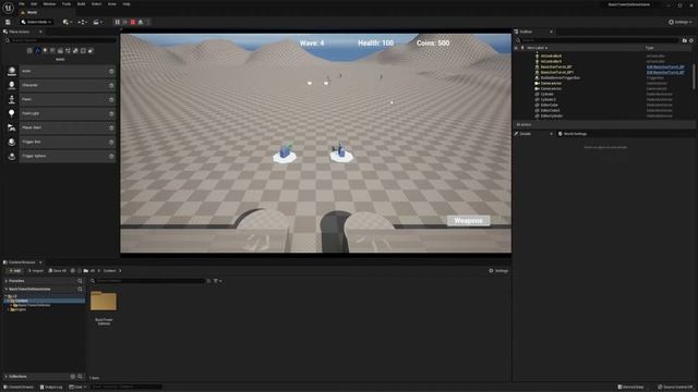 Basic Tower Defense Demo - Unreal Engine 5 Marketplace Asset смотреть онлайн