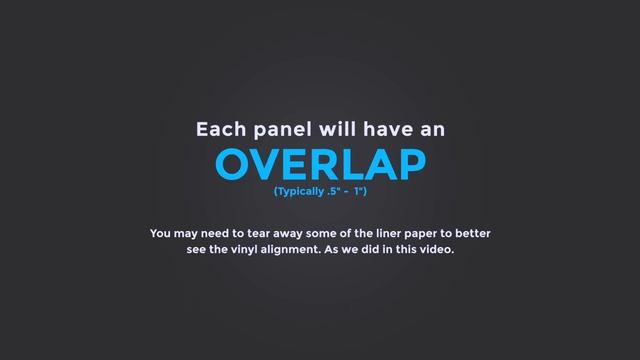 Installing Transfer Decal Mural With Overlap смотреть онлайн
