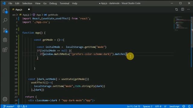 dark Mode part 2 in react js Application | prefers-color-scheme |react js project in hindi смотреть онлайн