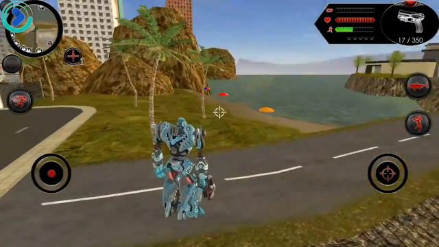 Robot Shark Simulator #4 Power Shield Update (Naxeex Robots) Android Gameplay смотреть онлайн