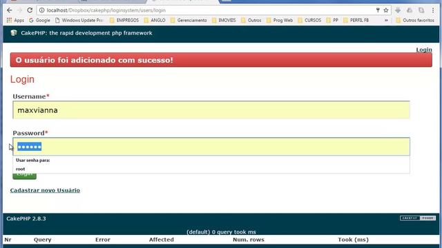 Desenvolvendo um sistema de login e recuperação de senha por email com CakePHP 2.8.3 смотреть онлайн