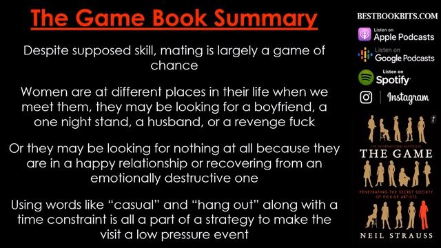 The Game | Neil Strauss | Book Summary смотреть онлайн