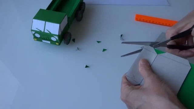 Грузовик из картона - "Камаз" смотреть онлайн