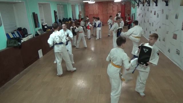 Тренировка 28 ноября 2018 года. Группа №3 Киокусинкай Каратэ Климовск смотреть онлайн