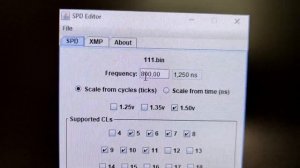 Разгон оперативной памяти DDR3 на ноутбуке/пк, удобное редактирование SPD