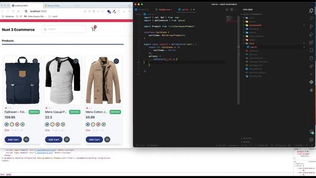 Pinia Store Integration - E commerce Project with Nuxt 3 | Pinia - Nuxt 3 ile E Ticaret Projesi смотреть онлайн