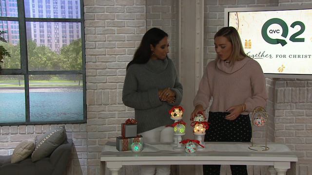 Lightscapes S/5 Lit Pierced Porcelain Ornaments with Gift Boxes on QVC смотреть онлайн