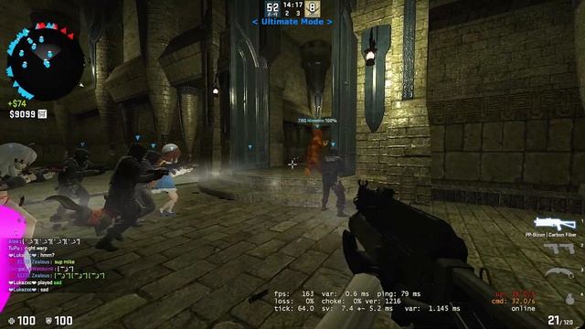 CS:GO Zombies | FFXIV Wanderers Palace v6 - All Stages смотреть онлайн