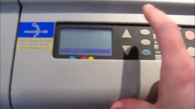 HP Designjet 500 repair - Adding printer to a network смотреть онлайн