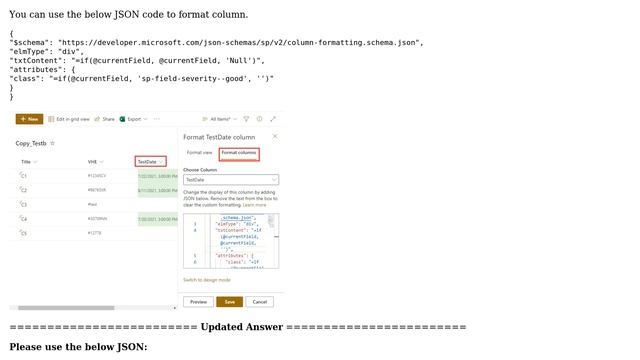 Sharepoint: Format column using JSON (2 Solutions!!) смотреть онлайн