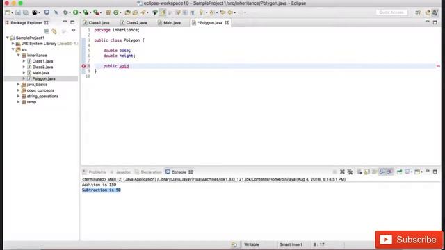 Class Inheritance in java || java inheritance with Best Example || Inheritance in java смотреть онлайн