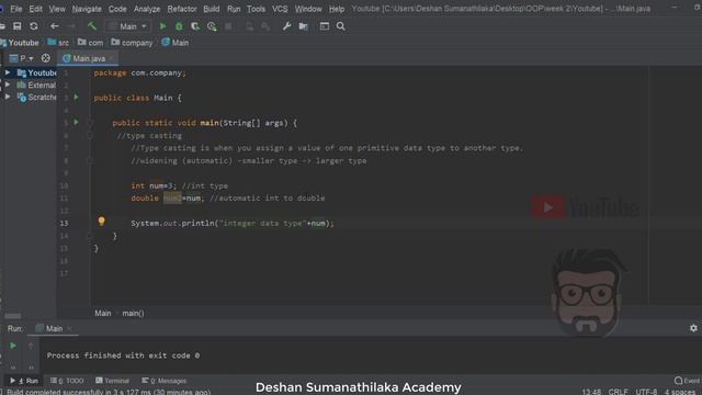 Java 05 - Java Type Casting in Sinhala смотреть онлайн
