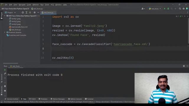 Face Detection Using Python OpenCV | Haar Cascade | Face Feature смотреть онлайн