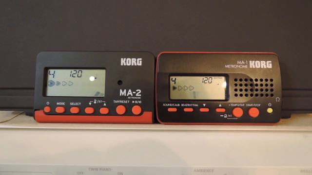 KORG MA1 vs MA2 Metronome смотреть онлайн