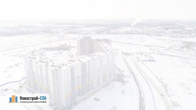 ЖК «Новое Горелово» от девелопера «ЛенРусСтрой» (аэросъемка: март 2018 г.) смотреть онлайн