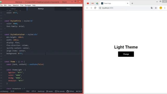 Styled Components - Temas смотреть онлайн