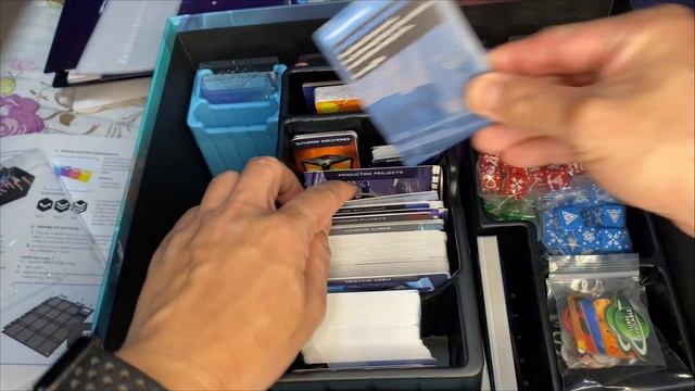 ISS Vanguard Unpack Organize Storage ALL the cards tokens before your Setup for your First Game смотреть онлайн
