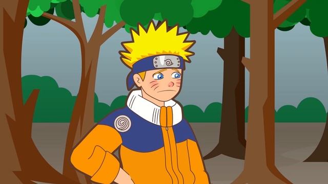 Mongo e Drongo com Naruto COMPLETO, com Naruto Sasuke e Sakura em Konoha - desenho animado смотреть онлайн