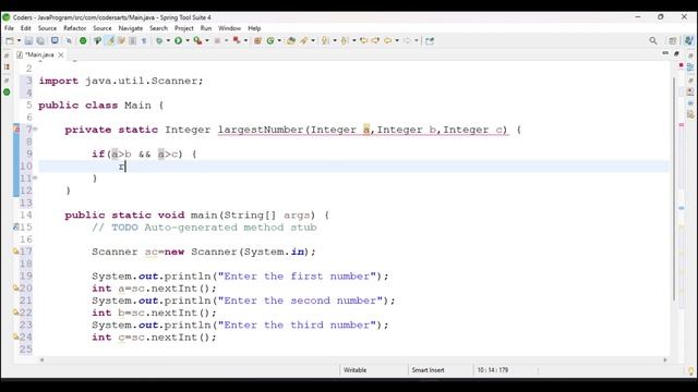 Java Program to Find Largest of Three Numbers | Java Programming Examples смотреть онлайн