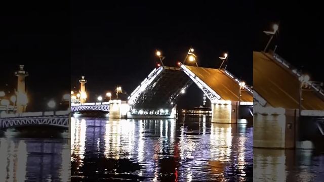 Развод дворцового моста. Открытие сезона апрель 2021 смотреть онлайн