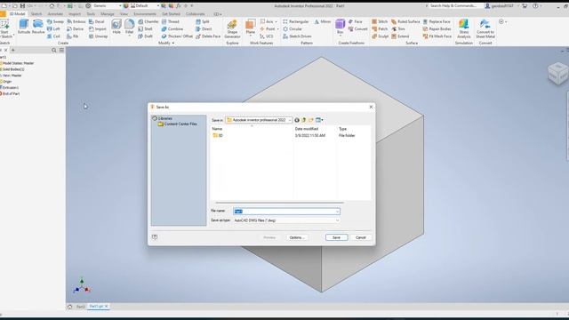 Autodesk Inventor 2022 how to convert IPT into STL (Required for 3D printing) смотреть онлайн