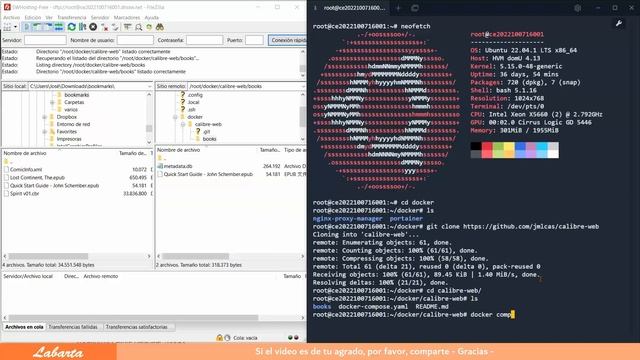 Cómo instalar Calibre-web usando Docker compose смотреть онлайн