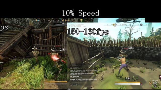 New World Attack Speed test with fast vs slow ping смотреть онлайн