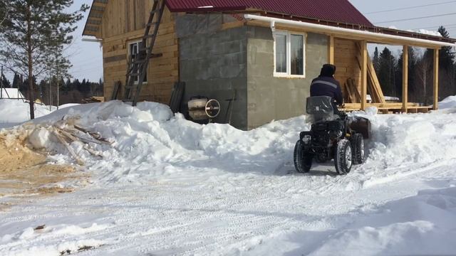 Минипогрузчик самоделка. смотреть онлайн