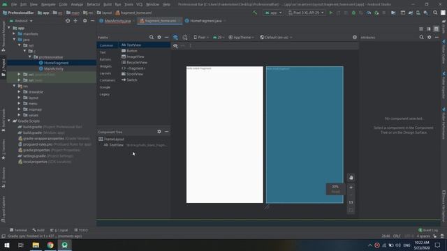How to implement BottomNavigationView with Fragments in Android Studio смотреть онлайн