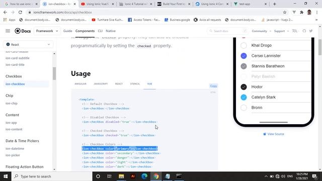 how to easily use ionic components inside vuejs application смотреть онлайн