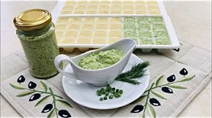 Замораживаю чеснок и делаю чесночную пасту с зеленью.