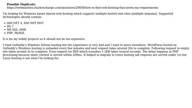 Webmasters: Looking for Windows shared web hosting with PHP support (2 Solutions!!) смотреть онлайн