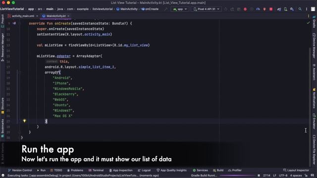 ListView in Android [Kotlin] | Android Studio смотреть онлайн