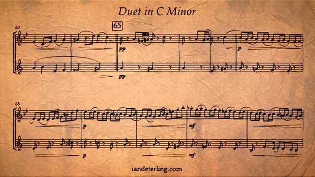 Duet for English Horn and Baritone Saxophone in C Minor смотреть онлайн