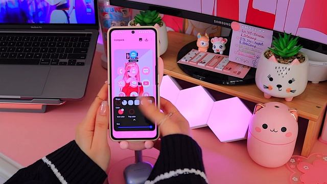 Samsung Galaxy Z Flip 4 | Aesthetic Good Lock Customization ?✨️