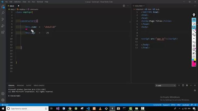 انشاء كائن في جافا سكربت | create class javascript смотреть онлайн