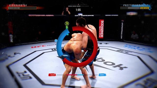 UFC 4: Brian Ortega Flying/Standing Guillotine смотреть онлайн
