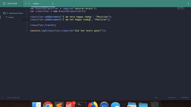 Neural Network Tutorial - Sentiment Analysis with NodeJS смотреть онлайн