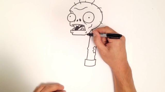 How to Draw a Zombie from Plants vs Zombies смотреть онлайн