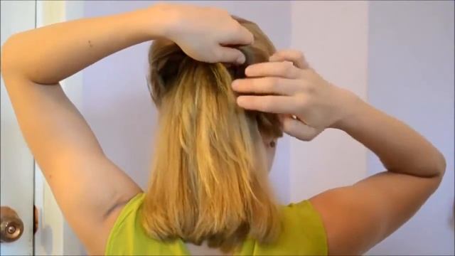 Быстрая укладка на короткие волосы смотреть онлайн