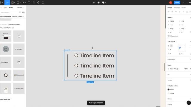 Create A Scalable Timeline Component Using Auto Layout - Figma Tutorial смотреть онлайн