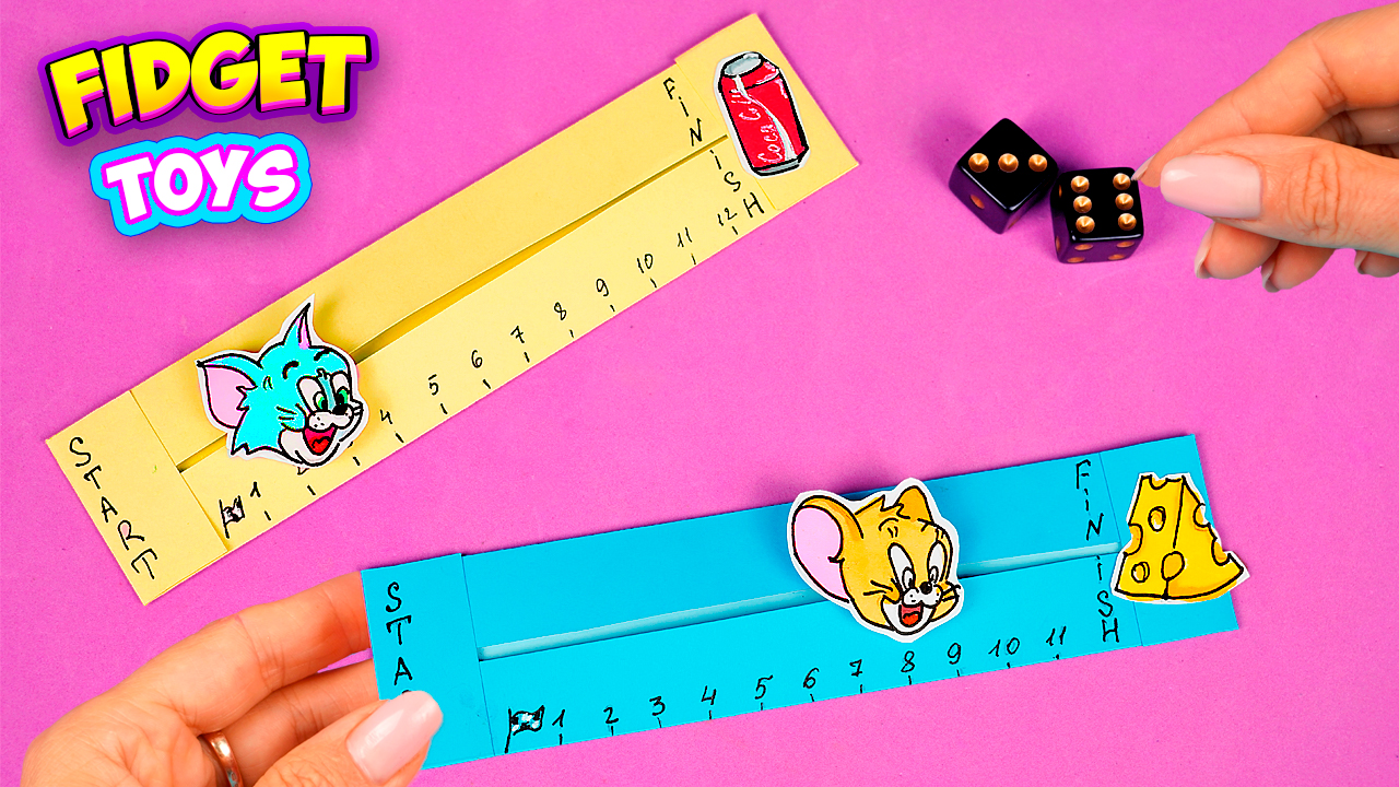 Как сделать настольную игру Том и Джерри своими руками Game Tom and Jerry смотреть онлайн