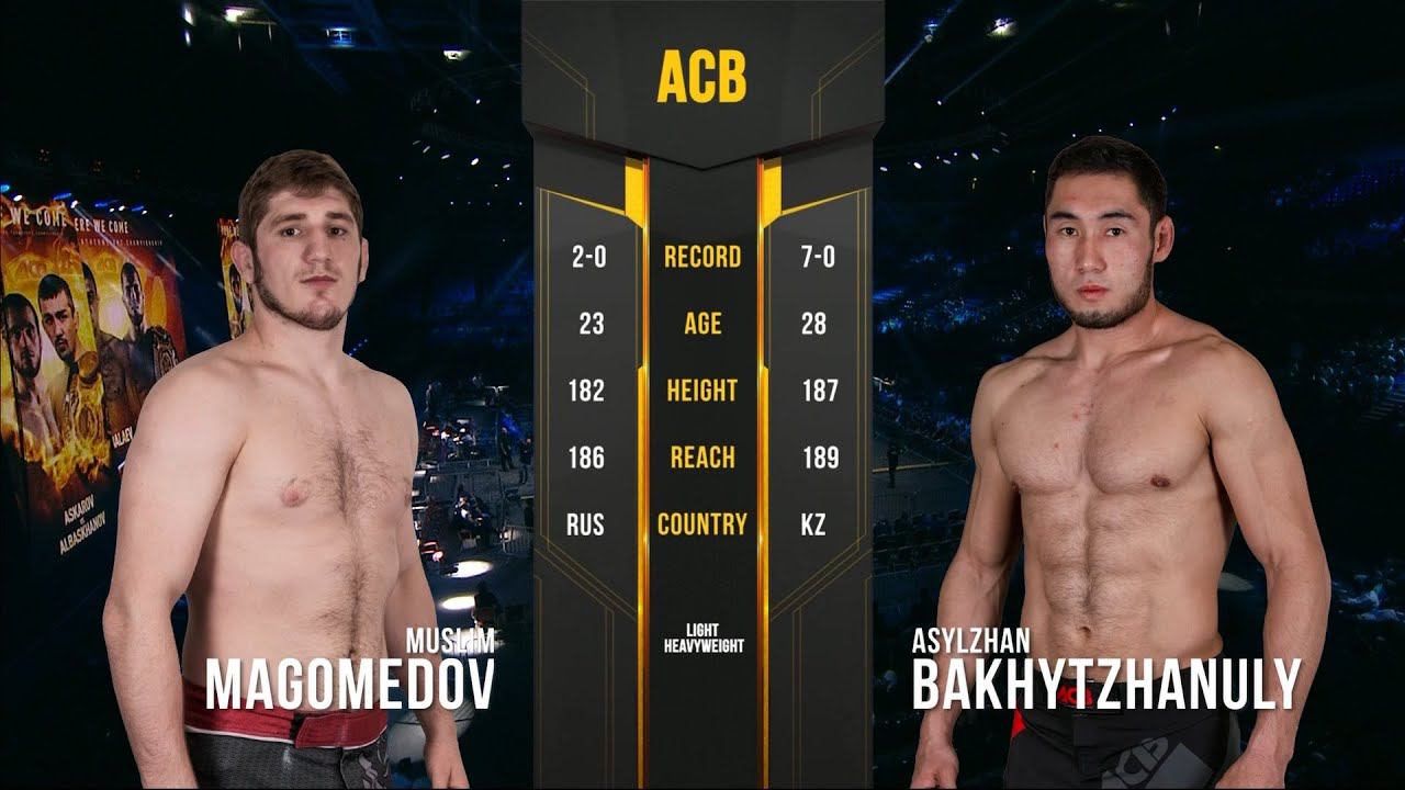 Муслим Магомедов Vs. Асылжан Бакытжанулы | Muslim Magomedov Vs. Asylzhan Bakhytzhanuly | ACB 86
