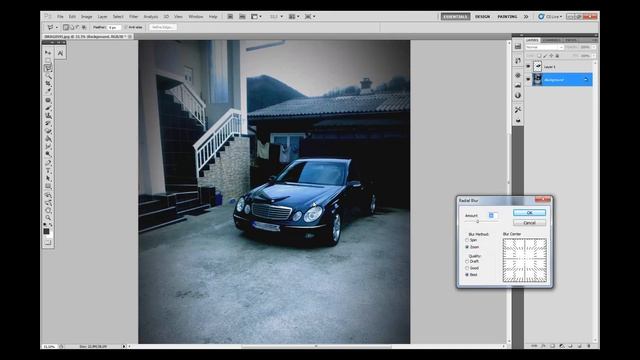 Blur the background around the object in Photoshop | Internet Tips смотреть онлайн