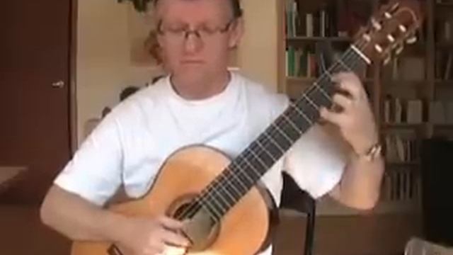 J. S. Bach: Bourree in e-minor BWV 996 @Per-Olov Kindgren guitar смотреть онлайн