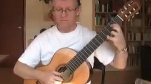 J. S. Bach: Bourree in e-minor BWV 996 @Per-Olov Kindgren  guitar