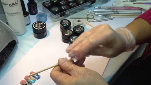 Серия мастер-классов с Fairy Gel Justnail "Мраморная абстракция" смотреть онлайн