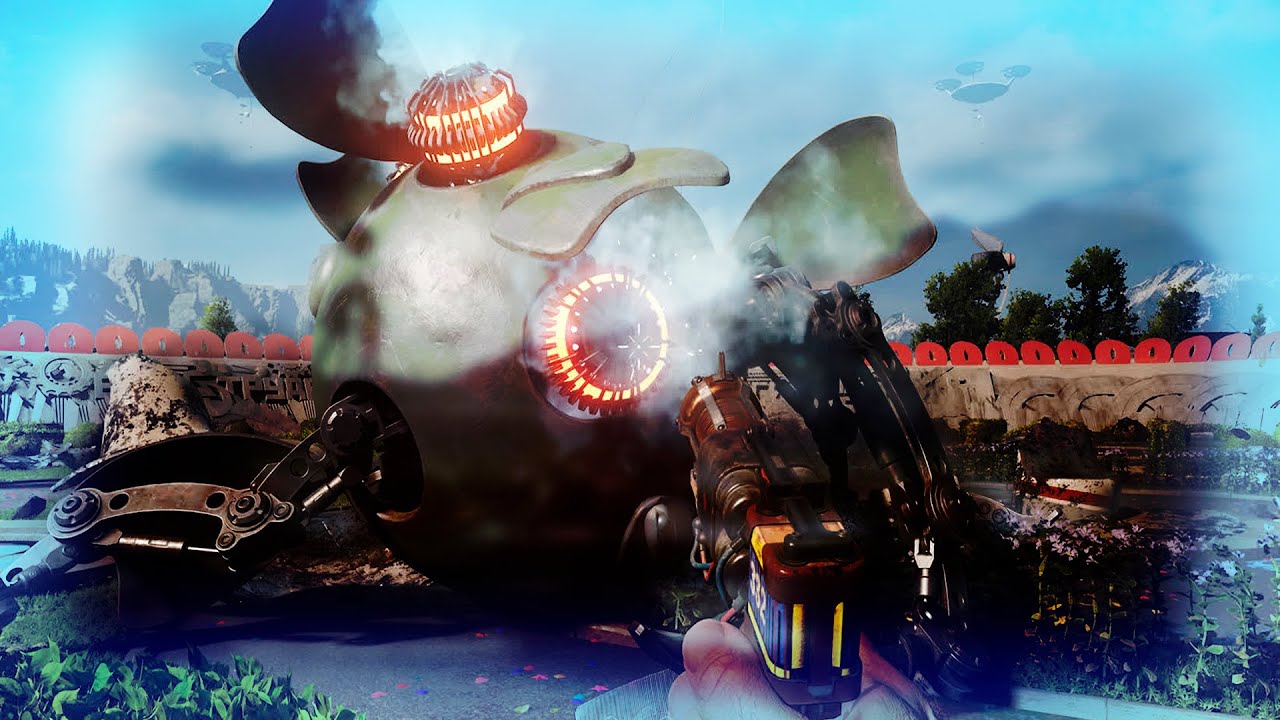 Atomic Heart прохождение #9. Злобная Ежиха решила меня убить. Схватка очень не равная. БОСС смотреть онлайн